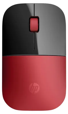 Zdjęcie produktu dla HP Mysz bezprzewodowa Z3700, czerwona, Oburęczny, Optyczny, RF Wireless, 1200 DPI, Czerwony