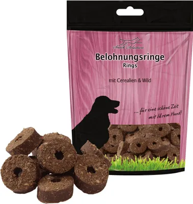 Produktbild von Schecker 3 x 500g Belohnungsringe Cerealien & Wild - leckere, weiche Leckerli für Hunde