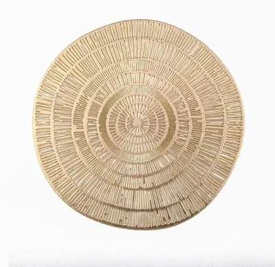 Immagine prodotto di Quattro piani da tavolo rotondi in PVC dorato