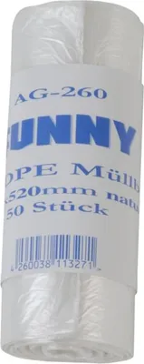 Produktbild von Müllbeutel Funny - 6000 Abfallbeutel – 450 x 520 mm - transparent - 18 L