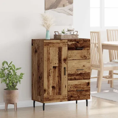 Productafbeelding van vidaXL Dressoir, gerecycled hout, 69,5 x 34 x 90 cm, samengesteld uit hout en metaal