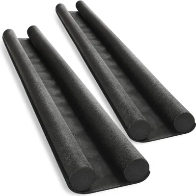 Produktbild von COM-FOUR® 2x Zugluftstopper für die Tür - Türbodendichtung - Luftzugstopper mit Doppeldichtung - Schutz vor Luftzug und Lärm - 86 cm