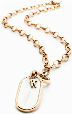 Produktbild von Folli Follie 3n1t013rw70 Ladies Necklace Stainless Steel Rosé 30 Cm