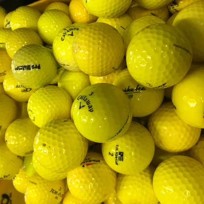 Produktbild von 50 gelbe Lakeballs / Golfball Mix AAA/AA Qualität