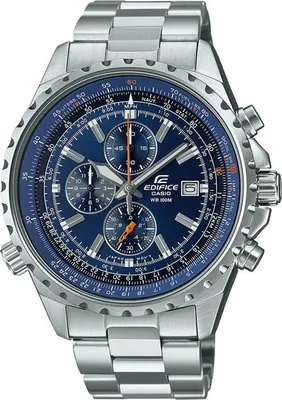 Zdjęcie produktu dla Zegarek kwarcowy CASIO EDIFICE, Stal nierdzewna, Szary, Szkło mineralne, Wodoszczelność 10 ATM