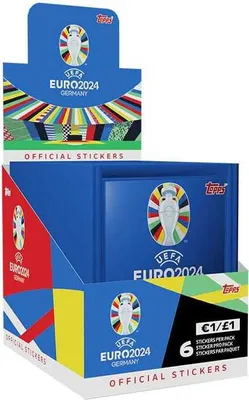 Produktbild von UEFA EURO 2024 Sticker Collection Display (100)