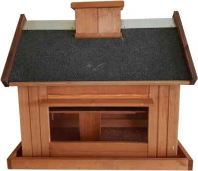 Produktbild von Vogelhaus American Style Kiefernholz massiv braun LxBxH: 45x33x54 cm
