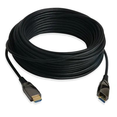Produktbild von TECHLY HDMI 4K 60Hz AOC LWL Kabel 2xHDMI Stecker 19polig Laenge 20m Hohe Bestaendigkeit bei EMI und RFI