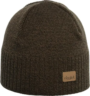 Eisglut Strickmütze Beng XL mit Fleece-Innenband in braun
