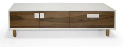 Immagine prodotto di Elegante porta TV beige Credenza di design in legno con cassetti elegante