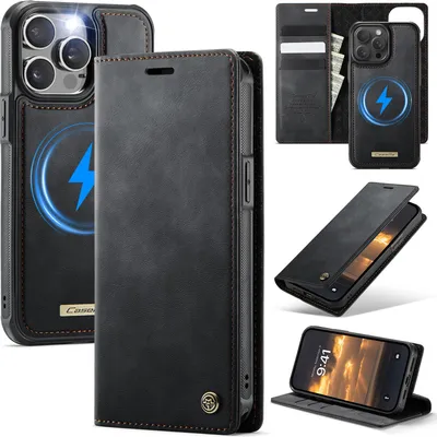 Produktbild von Handyhülle für iPhone C49 2in1 Für iPhone 15 Pro-Schwarz