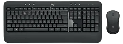 Immagine prodotto di Logitech MK540 Advanced Combo Tastiera e Mouse Wireless per Windows, Ricevitore USB Unifying 2,4 GHz, Tasti di Scelta Rapida Multimediali, Durata Batteria di 3 Anni, per PC, Laptop
