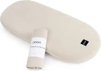 Produktbild von Poofi Bettlaken Spannbetttuch Kinderwagen Stubenwagen 35x75 Latte