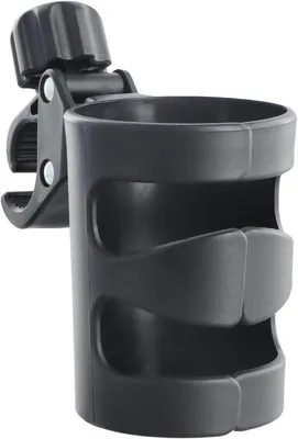 Verstellbarer Becherhalter für Kinderwagen und Buggys, 360 Grad drehbar, geeignet für Flaschen und Becher, ideal für