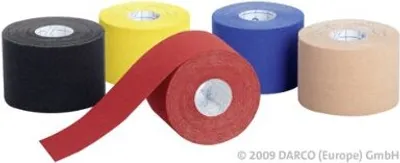Produktbild von Elastic Tape Mecron 5m x 5cm>>>>Farbe: rot