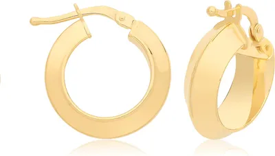 Produktbild von 9 Karat (375) Gold Damen - Paar Creolen - 16mm*5mm; TRS35907