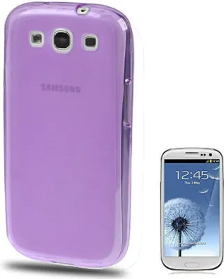 Produktbild von Schutzhülle TPU Case für Handy Samsung I9300 Galaxy S3 lila