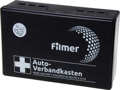 Produktbild von Filmer 17.996 Kfz-/ Auto Verbandkasten - DIN 13164 2022-02