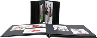 Produktbild von Deknudt Fotoalbum A66DF2 schwarz 30x30 cm