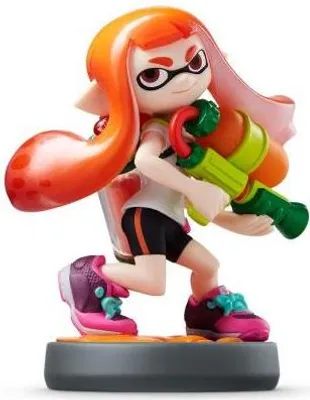 Produktbild von Nintendo amiibo Splatoon Inkling Girl, Neon-Pink