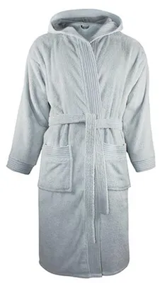 Immagine prodotto di The One Towelling - Accappatoio unisex da uomo/donna, con cappuccio LT4896 (S-M) (grigio argento)