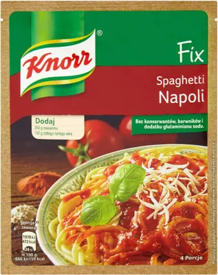Obrázok produktu pre Knorr Fix Špagety Napoli 45 g