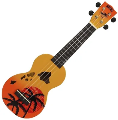 Produktbild von Mahalo Hawaii Hawaii Orange Burst Sopran Ukulele