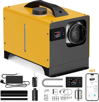 Obrázok produktu pre Prenosný dieselový ohrievač – ohrievač do nákladných vozidiel – ohrievač do karavanov – 5-8 kW – ovládanie cez aplikáciu Bluetooth