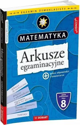 Zdjęcie produktu dla Arkusze egzaminacyjne z matematyki dla 8-klasisty