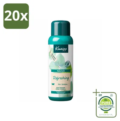 Produktbild von 20 x Kneipp Badschuim Mint Eucalyptus - 400 ml - Großpackung - 20 Stücke