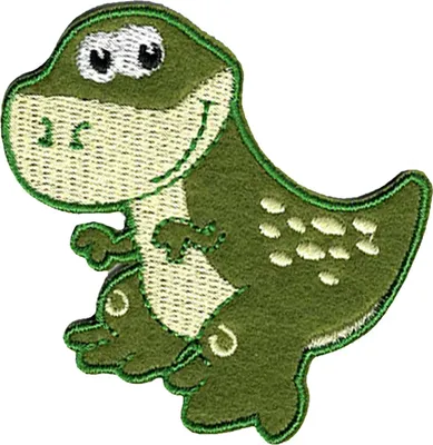 Produktbild von Tyrannosaurus T-Rex Dinosaurier Tier - Aufnäher, Bügelbild, Aufbügler, Applikationen, Patches, Flicken, Größe: 6,6 x 6 cm