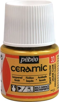 Produktbild von Pebeo Keramikfarbe, 45 ml, 33 Hellgelb