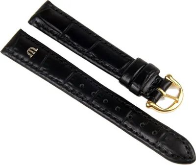 Produktbild von Maurice Lacroix Band 14mm | Kalbsleder-Louisiana-Optik schwarz 19474S