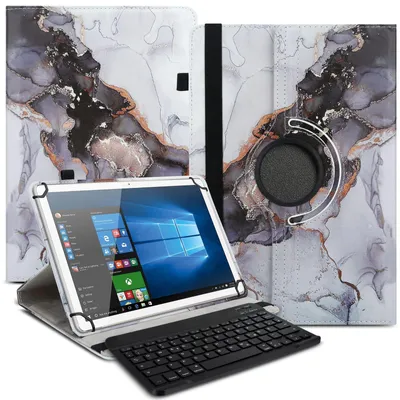 Produktbild von Tablet Tasche Tastatur für Samsung Galaxy Tab S11 S10 S9 FE Hülle Schutzhülle BluetoothFarbe Uni 360 Taschen:Motiv 21