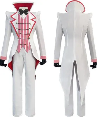 Produktbild von Famanu Cosplay Kostüm Anime Lucifer Morningstar - Weiß/Rot - Größe L