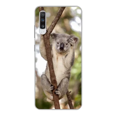 Produktbild von MuchoWow® Handyhülle Schutzhülle Hülle für Samsung Galaxy A70 Koala - Äste - Tier - Kinder - Jungen - Mädchen Silikon Softcase Handy Hülle - Schutzhaube