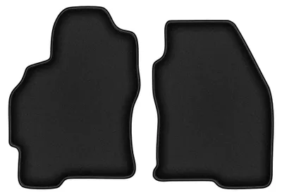 Produktbild von Velours-Fußmatten Vorne für Ford Mondeo MK2 1996-2000 (Kombi/Limousine/Liftback) – 2-tlg, Schwarz, passgenau – Wielganizator DURBAN