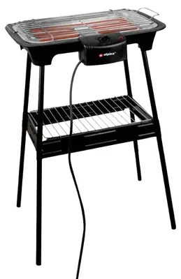 Produktbild von Einheitsgröße|alpina Barbecue Elektro Grill mit Füßen 2 in 1 8711252182094
