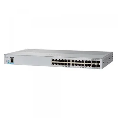 Produktbild von Cisco CATALYST 2960L 24 PORT GIGE, Managed, L2, Gigabit Ethernet (10/100/1000), Rack-Einbau, 1U