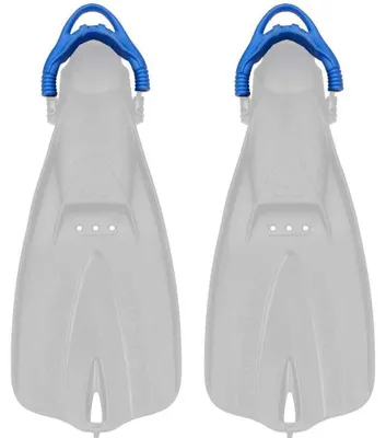 Productafbeelding van Scubapro Go Bungee-elastieken voor vinnetjes, wit/blauw, maten XS-XL. Wit/blauw, maten XS-XL