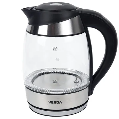 Obrázok produktu pre Esperanza EKK026, 1,7 L, 2200 W, Čierna, Priehľadná, Sklo, Plast, Nastaviteľný termostat, Indikátor úrovne vody