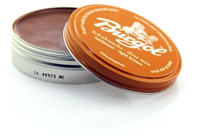 Produktbild von Burgol Schuhwachs - Shoe Wax - Schuhcreme 100ml Hellbraun