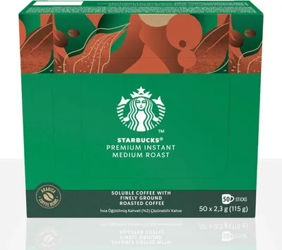 Produktbild von Starbucks Sticks Medium Roast 50 x 2,3g löslicher Instant-Kaffee