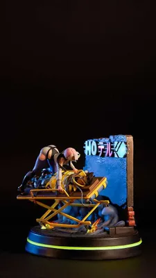 Produktbild von Cyberpunk: Edgerunners Resin Statue Lucy & David Runaway 20 cm