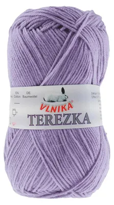Strickgarn TEREZKA 100% Baumwolle, helllila
