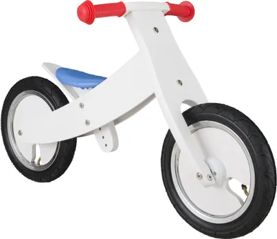 Produktbild von BIKESTAR Mitwachsendes Kinder Laufrad Holz ab 2 - 4 Jahre | 12 Zoll 2 in 1 Lauflernrad | Weiß