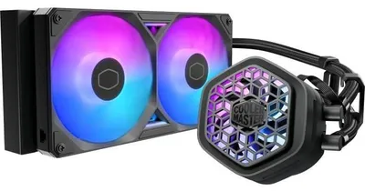 Immagine prodotto di Kit di raffreddamento a liquido all-in-one Cooler Master MasterLiquid 240 Atmos II con ventola VRM - Ventole da 120mm ARGB