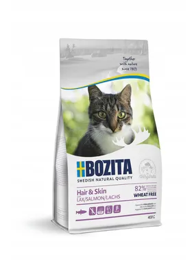 Produktbild von Bozita Hair & Skin Wheat free mit Lachs 400 g