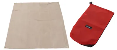 Produktbild von Feuerfeste Matte aus Fiberglas, hochtemperaturbeständig, Feuerstellenmatte für den Außenbereich, Zubehör für Grillen, Camping und Picknick, mittelgroß (80 x 60 cm / 31,50 x 23,62 Zoll)