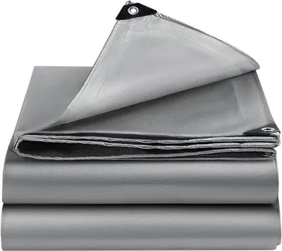 Image de Bâche imperméable avec œillets - résistante aux UV et indéchirable - 1 pièce - polyéthylène.